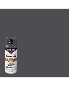 Rust-Oleum Stops Rust 12 Oz. Custom Spray 5 in 1 Gloss Spray Paint, Charcoal Gray