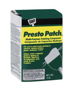 DAP Presto Patch 4 Lb. White Patching Compound