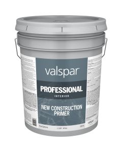 Valspar Pro-Hide Interior New Construction Primer, White, 5 Gal.