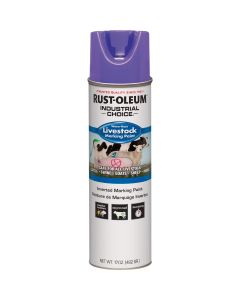 Rust-Oleum Industrial Choice 17 Oz. Fluorescent Purple Livestock Marking Paint