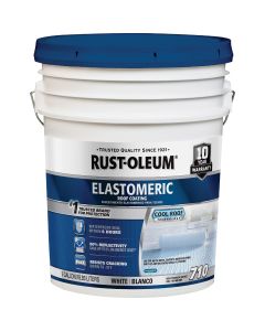 Rust-Oleum 710 5 Gal. 10-Year White Elastomeric Roof Coating