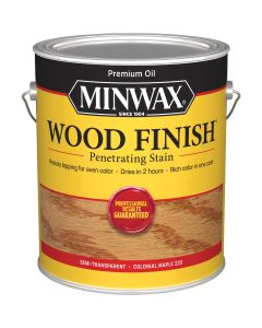 Minwax Wood Finish Penetrating Stain, Colonial Maple, 1 Gal.