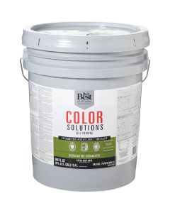 Do it Best Color Solutions 100% Acrylic Latex Self-Priming Semi-Gloss Exterior House Paint, Extra Deep Base, 5 Gal.