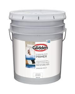 Glidden Stain Block Primer; Interior/Exterior Primer 5 Gallon