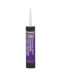 Geocel 2320 10.3 Oz. Aluminum Gray Construction Tripolymer Gutter & Narrow Seam Sealant