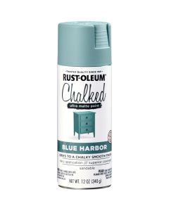 Rust-Oleum Chalked 12 Oz. Ultra Matte Spray Paint, Blue Harbor
