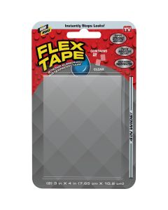 Flex Tape 3"X4" Clr Repair Tape