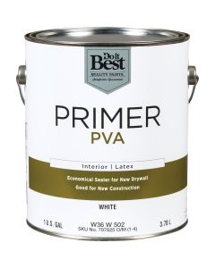 Do it Best PVA Interior Latex Drywall Primer, White, 1 Gal.