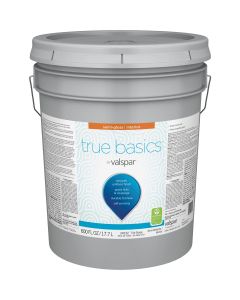 True Basics by Valspar Semi-Gloss Interior Paint, 5 Gal., Tint Base