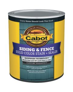 Cabot Solid Color Acrylic Siding & Fence Neutral Base Stain + Sealer, 1 Qt.