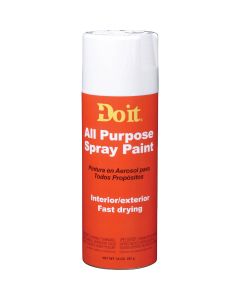 Do it 10 Oz. Flat All Purpose Spray Paint, White