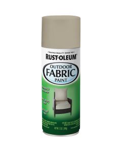 Rust-Oleum 12 Oz. Flat/Matte Outdoor Fabric Spray Paint, Medium Gray