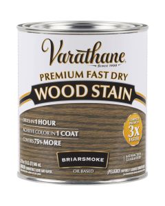 Varathane Fast Dry Briarsmoke Urethane Modified Alkyd Interior Wood Stain, 1 Qt.