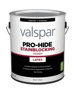 Valspar Pro-Hide Stainblocking Primer, White, 1 Gal.