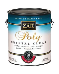 ZAR Aqua Gloss Water-Based Interior Polyurethane, 1 Gal.