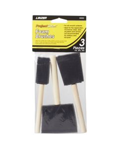 Linzer Project Select High Density Closed Foam Brush (3-Pack)