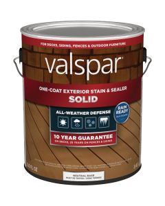 Valspar Solid Deck Stain, Neutral Base, 1 Gal.