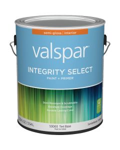 Valspar Integrity Select Paint & Primer Semi-Gloss Interior Paint, Tint Base, 1 Gal.