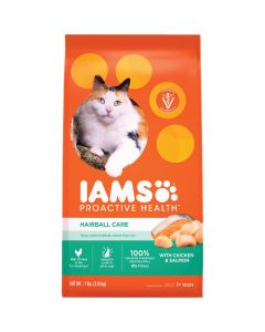 Iams Proactive Health Hairball Care 7 Lb. Chicken & Salmon Flavor Adult Dry Cat Food
