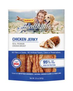 Ruffin' it Healthfuls Chicken Jerky Dog Treat, 20 Oz.