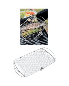Weber 10 In. W. x 16 In. L. x 2.25 In. D. Large Flexible Wire Fish Grill Basket