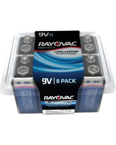Rayovac High Energy 9V Alkaline Battery (8-Pack)