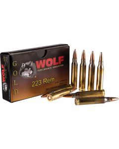 Wolf .223 Remington 55 Grain FMJ Centerfire Ammunition Cartridges