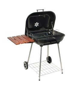 Kay Home Products 21.5 In. L. x 21.5 In. D. Black Charcoal Grill