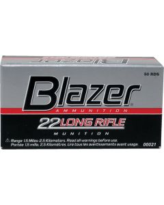 Blazer .22 LR 40 Grain Round Nose Rimfire Ammunition Cartridges