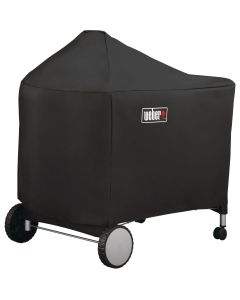 Weber Performer Premium Deluxe 49 In. Black Polyester Grill Cover