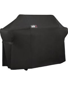 Weber Summit 600S Premium 75 In. Black Polyester Grill Cover
