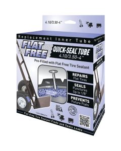 Flat Free Sealant Filled 4 In. Hand Truck Tire Inner Tube