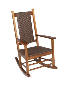 Jack Post Knollwood Natural Wood Woven Rocking Chair
