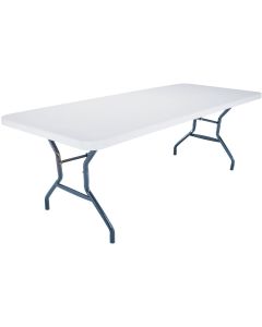 Lifetime 8 Ft. x 30 In. White Granite Commercial Grade Folding Table