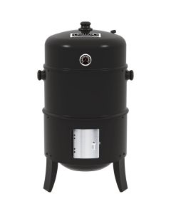GrillPro 16 In. 400 Sq. In. Upright Traditional Water Charcoal/Pellet Smoker