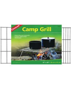 Coghlans 12 In. W. x 24 In. L. Nickel-Plated Metal Camp Grill
