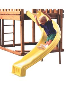Swing N Slide 9-1/2 Ft. L. Yellow Plastic Side Winder Slide