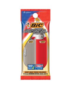 BIC Pocket Lighter Clip Strip, (2-Pack)