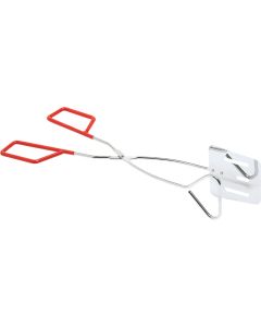GrillPro Chrome Spatula-Fork Barbeque Tongs