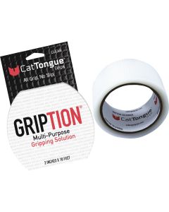 CatTongue Grips Gription 10 Ft. ClearNon-Abrasive Anti-Slip Roll