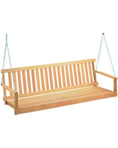 Jack Post Jennings 4 Ft. Natural Hardwood Swing with Chains