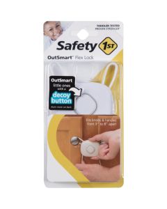 Safety 1st Outsmart Flex Lock Plastic Slide-On Decoy Cabinet Lock