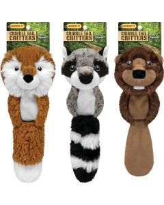 Westminster Pet Ruffin' it Crinkle Tail Critters 15 In. Squeaky Fox Dog Toy