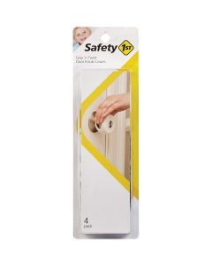 Safety 1st Grip n' Twist Snap-On White Door Knob Cover (4-Pack)