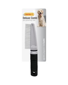 Westminster Pet Ruffin' it Chrome-Plated Bristle Grooming Comb