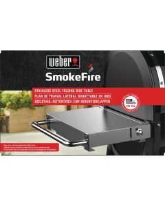 Weber SmokeFire Side Folding 15.58 In. W. x 5.71 In. L. Stainless Steel Grill Shelf