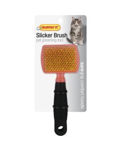 Westminster Pet Ruffin' it Plastic Bristle Cat Grooming Slicker Brush