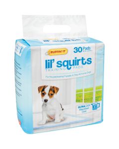 Ruffin' it Lil' Squirts 22 In. x 22 In. Puppy Training Pads (30-Pack)
