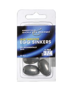 SouthBend Size 10 1/8 Oz. Lead-Free Egg Sinker (4-Pack)