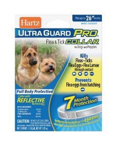 Hartz UltraGuard Pro Flea & Tick Water Resistant Reflective Collar For Dogs & Puppies